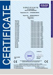 CE certificate of Guangzhou Lanyue Electric Appliance Co., Ltd – certificate photo, supplier certificates section