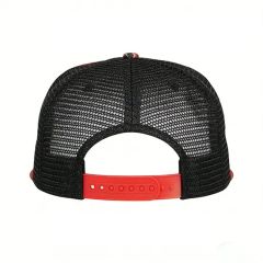 Custom High-Quality 6 Panel Mesh Snapback Trucker Hat for Men - Image 4