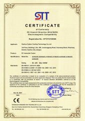 DC Air Conditioner CE-EMC-certificate certificate from Suzhou Cybere Cooling Technology Co., Ltd.