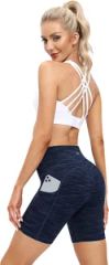 Custom Clothing Women Workout Biker Shorts with Pockets High Waisted Yoga Wear Running Gym Spandex Compression Shorts Sportswear Clothes Low Wholesale Price - Mingteng Clothing Factory Ltd.