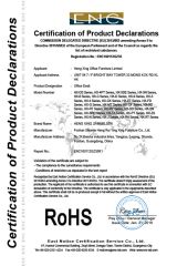 office desk RoHS certificate certificate from ULINK FURNITURE GROUP LIMITED