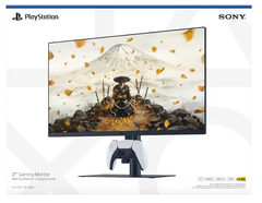 Sony PlayStation 27" Gaming Monitor DualSense Charging Hook 240Hz IPS PS5 PC - Image 3