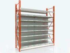 Customized Professional Metal Double Side Display Storage Pruduct Supermarket Warehou Racking Shelving - Image 2