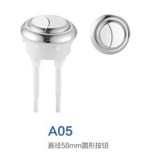 A05 Round Push Buttons Toilet Tank Fittings Double-Control - Image 2