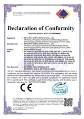400w EMC certificate from Shenzhen Gofern Electronic Co., Ltd.