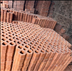 Terracotta Tiles & Jali Flooring, screens and roofing products, Wire-cut Brick & ridge - Image 1