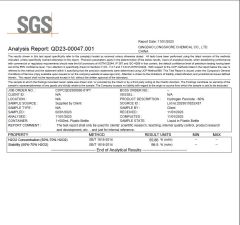 SGS report certificate of Qingdao Longshore Chemical Co., Ltd – certificate photo, supplier certificates section
