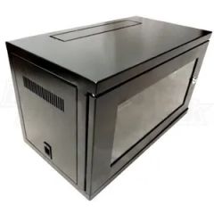 Wall Mount Network Cabinet 6u9u12u15u Two Fan 4-18u Cold-Rolled Steel CE ISO RoHS New - Image 3