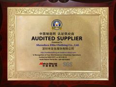 SGS Certification certificate from Shenzhen Elite Clothing Co., Ltd.
