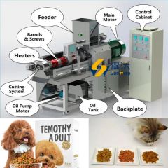 Dog Cat Pet Food Machinery Plant Jinan Dog Food Machine Pet Feed Processing Line Machines - Image 3