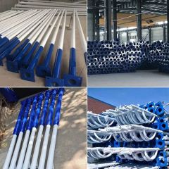 Durable Galvanized Carbon Steel Street Light Pole with Long Lifespan and Rainproof Design - Image 1