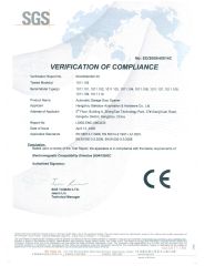 CE/EMC-GARAGE DOOR OPENER certificate from Hangzhou Safedoor Automation & Hardware Co., Ltd.