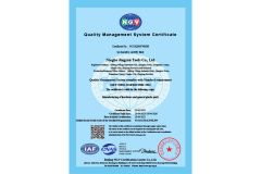 Quality Management System Certificate certificate from Ningbo Jingyan Tools Co., Ltd.