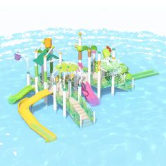 Swb 008 Exciting Thrilling Colorful Eco Friendly Material Entertainment Projects Castle Water Village Equipment Play Areas - Guangzhou Hongxing Water Park Equipment Co., Ltd.