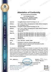 LVD certificate from Guangzhou Raysen Health Technology Co., Ltd.