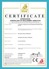 M.2020.206.C9797 certificate from Guangzhou Zengxing Commercial Equipment Manufacturing Co., Ltd.