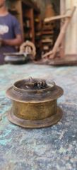 Pooja Antique Brass Round Oil Chirag, Size: 4 Inch Size 4 Inch Style Antique Material Brass Occasion Pooja Diya Shape - Image 4