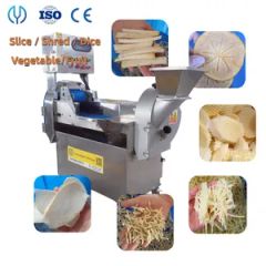 Commercial Vegetable Chopper Machine Multifunctional Double Heads Green Leafy Vegetable Cutter Potato Slicing Dicing Machine - Zhucheng Yido Intelligent Technology Co., Ltd.