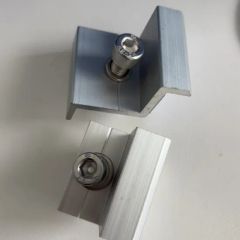 Aluminum Solar Bracket End Clamp for Solar Panel Installation - Image 3