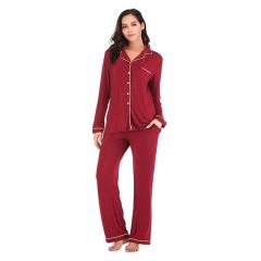 Wholesale Women′ S House Wear, Women 2 Piece Pajamas Women Night Wear Home Essential Knit Clothes, Clothing, Pajamas Set - Image 6