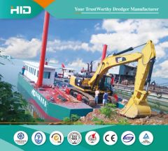 Best Quality Working Pontoons Excavator Barge Excavation Modular Platform Cheap Price - Image 4