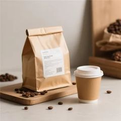 Custom Printed Coffee Cups Boxes Coffee Packaging Set - Image 4
