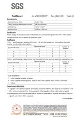 FR CFR1632-2 certificate from Wujiang Xianglu Textile Co., Ltd.