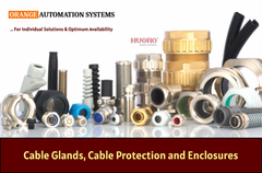 Metal & Plastic Gray,White & Black Cable Gland And Accessories - Orange Automation Systems