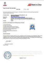BV certification certificate from Wenzhou Huabaoyuan Sanitary Ware Co., Ltd