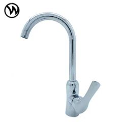 Lead Free Family Sanitary Popular Kitchen Mixer Curved Faucets - Image 1