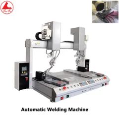 Automatic 5 Axis Single Station with Solder Iron Soldering Machine Robot for Plug in Electronic Components - Guangdong Tuorong Automation Equipment Co., Ltd.
