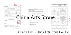 quartz test certificate of QUANZHOU SHIYIYUAN IMPORT & EXPORT CO., LTD. – certificate photo, supplier certificates section