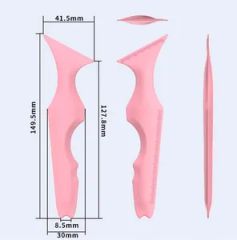 Reusable Multi-Function Eyeliner Stencils Lipstick Guide Template Tool - Image 3