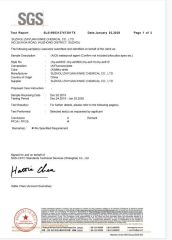 SGS-C6 waterproof agent certificate from Leman (Suzhou) Polymer Technology Co., Ltd.