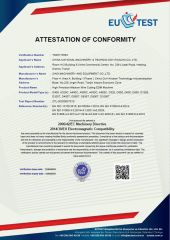 CE Certificate 3 certificate from Jilin Songjiang Tech-trade Co., Ltd.