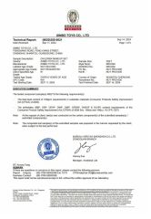 HR4040 certificate from Shantou Xinbo Toys Co., Ltd.