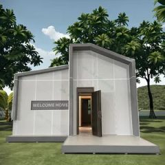 Modular Buildings Portable Glass Container Home Prefab House Steel Structure Villa - Orient Gs Housing International Engineering Co., Ltd.