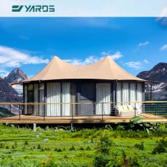 Direct Wholesale Luxury Comfortable Tent Waterproof and Windproof Glamping Hotel Tent - Guangdong Yashe Construction Technology Co., Ltd.