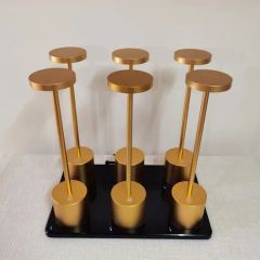 Modern Cordless Decorative Lamp Rechargeable Battery Restaurant LED Dining Table Lamps - Image 4