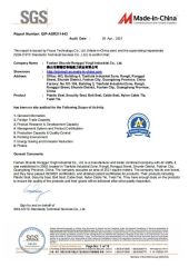 SGS 2021 certificate from Foshan Shunde Ronggui Yingli Industrial Co., Ltd