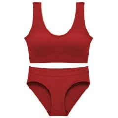Chic Women's Seamless Lingerie Sets for Active Comfort Origin China Gender Women Age Group Adults HS Code 6212101000 Pattern Pure - Image 6