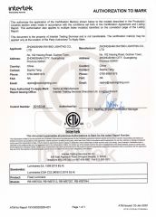 2 certificate of Zhongshan Raysonlighting Co., Ltd – certificate photo, supplier certificates section