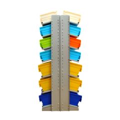 High Strength Picking Rack with Storage Bins MOQ 20sets Closed Open Height 0-5m Shelf Qty 6 Origin China Weight 200kg Mobility Mobile - Image 6