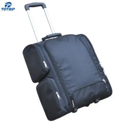 Custom Black Large Capacity Rolling Beauty Cosmetic Organizer Bag - Quanzhou Chally Sport Goods Co., Ltd.