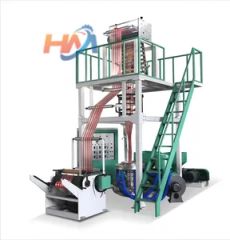 Industrial Grade Two-Color Film Extruder for Plastic Film LDPE HDPE LLDPE - Wenzhou Howie Machinery Co., Ltd