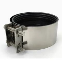 Type C Rigid Stainless Steel Flexible Clamp-Shielded Pipe Coupling for Building Drainage - Image 1
