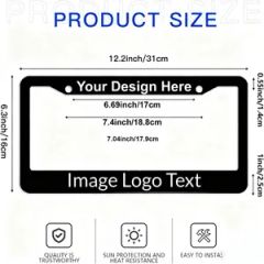 OEM Souvenir License Plate Frame Custom License Plate Frame - Image 1