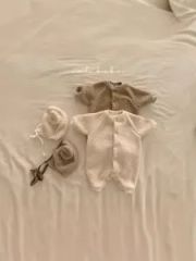 Baby Unisex Romper 100% Cotton Round Neck Long Sleeve Blue Green Pink Red White 2-18Y MOQ100 15D - Image 3