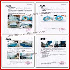 SGS Test Report certificate of Qingdao Hengcheng Steel Co., Ltd. – certificate photo, supplier certificates section