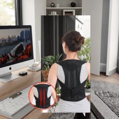 Private Label Logo Nylon Adjustable Back Support Posture Corrector for Ojeras Juanetes Clavicle Shoulder Protection Correction - Image 6